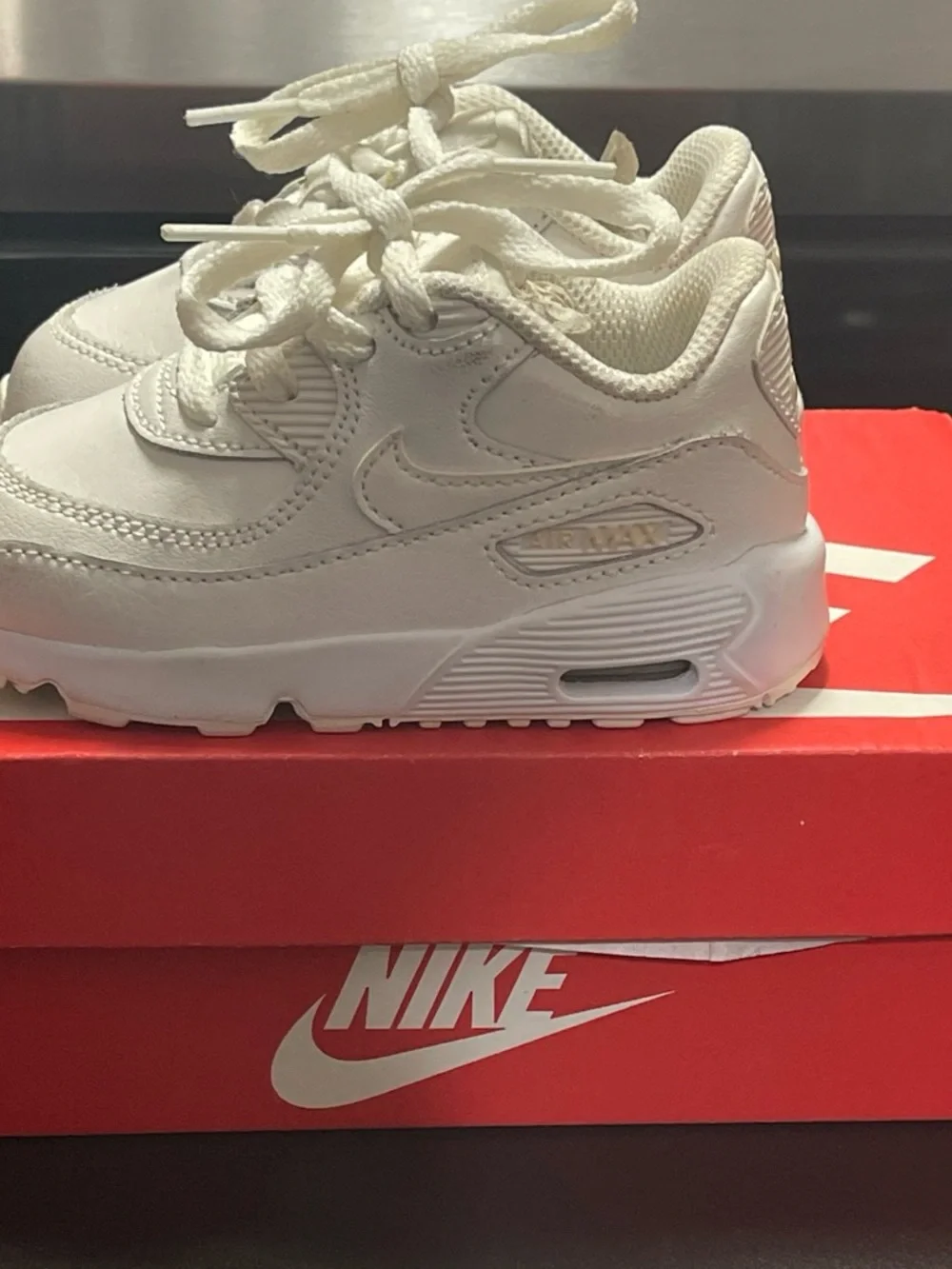 Nike Kids White Low-Top Sneakers